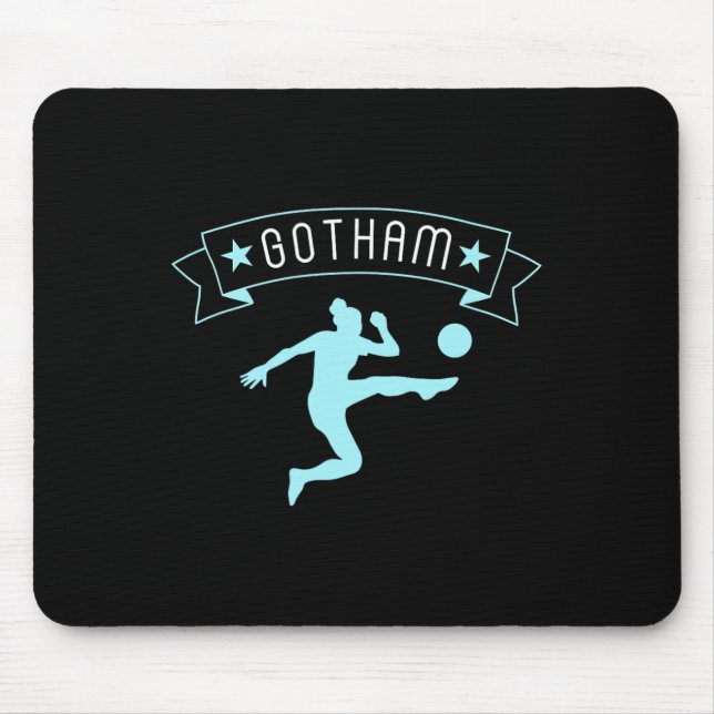 Mousepad Estádio de Apoio aos Fãs de Futebol de Gotham Most (Frente)