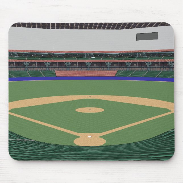 Mousepad Estádio de basebol: modelo 3D: (Frente)
