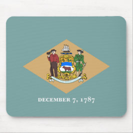 Mousepad Estado de bandeira de Delaware (DE, EUA)
