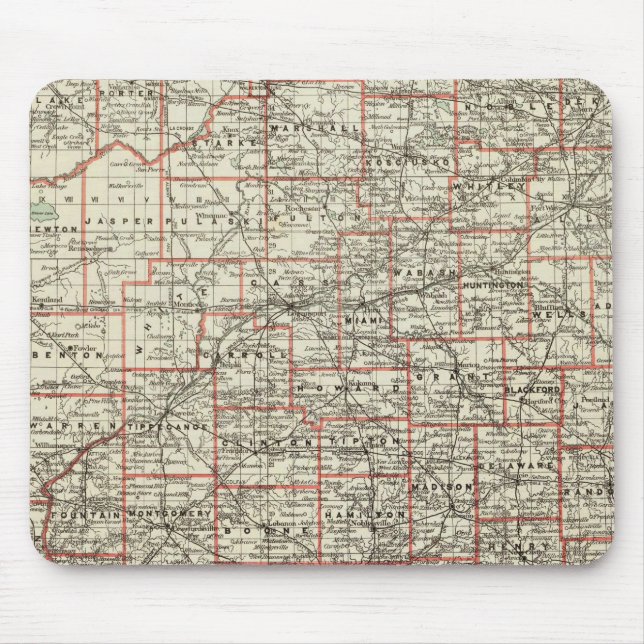 Mousepad Estado de Indiana (Frente)
