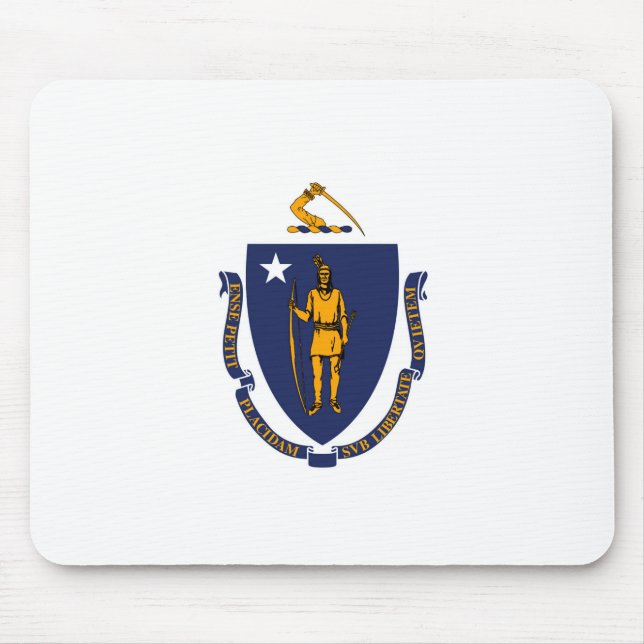Mousepad Estado de Massachusetts Flag Design (Frente)