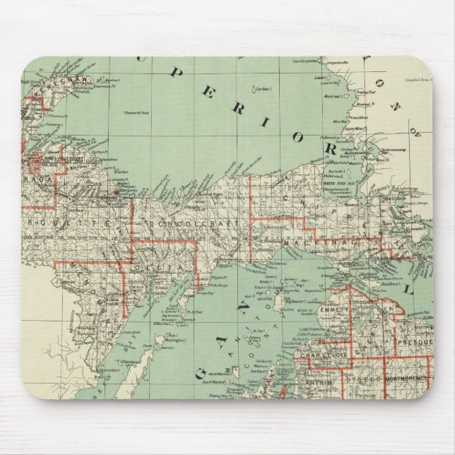 Mousepad Estado de Michigan (Frente)