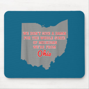 Mousepad Estado de Ohio Não Damos Importância Para Michigan