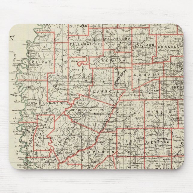 Mousepad Estado do Mississippi (Frente)