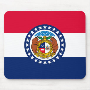 Mousepad Estado do Missouri Flag Design