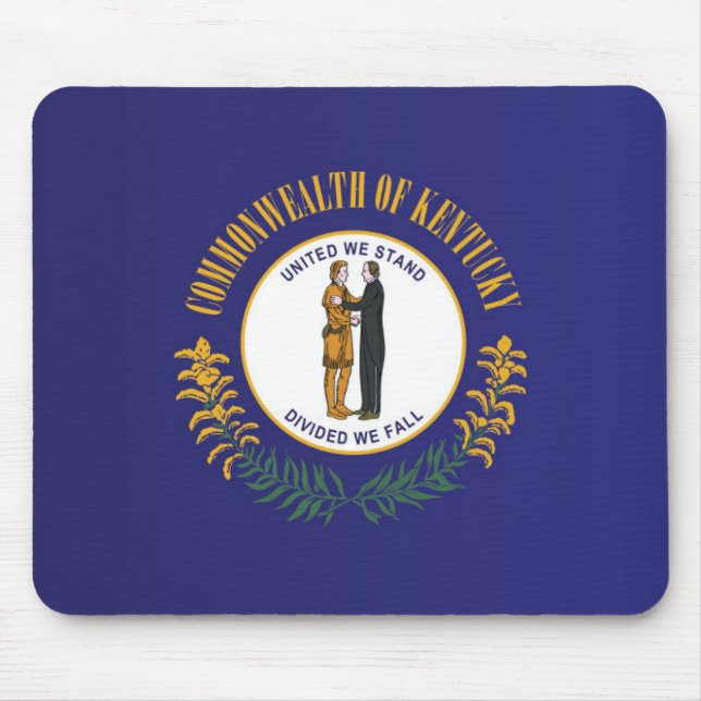 Mousepad Estado Flag do Kentucky, EUA (Frente)