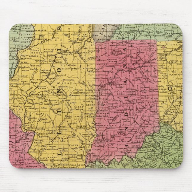 Mousepad Estados ocidentais, EUA (Frente)