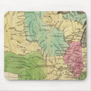Mousepad Estados Unidos com Estados do Leste