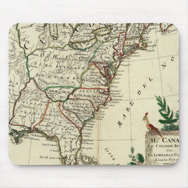 Mousepad Estados Unidos e Canadá (Frente)