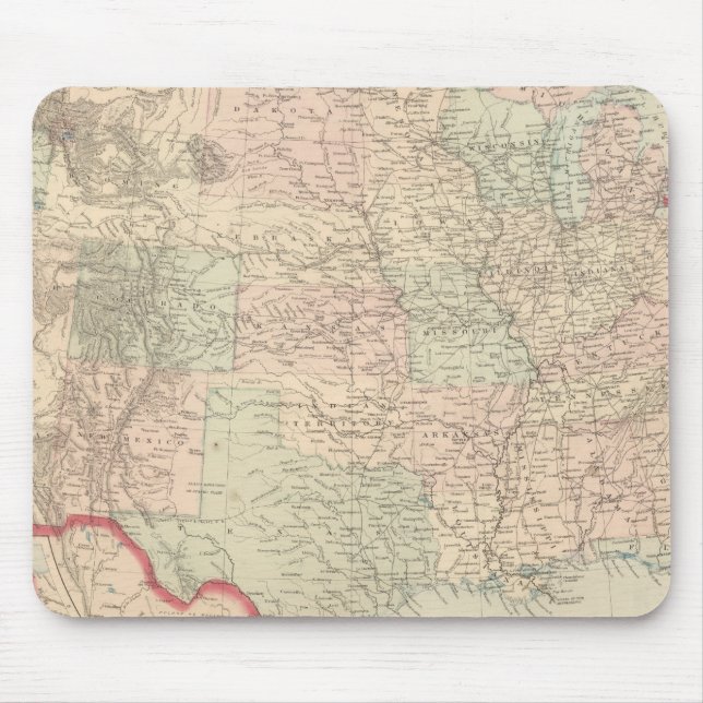 Mousepad Estados Unidos e Territórios 2 (Frente)