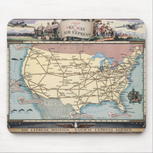 Mousepad Estados Unidos mapeiam o Skyway via Air Express