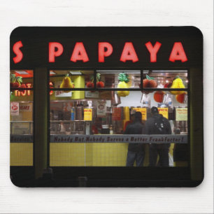 Mousepad Estados Unidos, Nova York. Gray's Papaya: janela