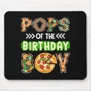 Mousepad Estalos do menino aniversariante amante de pizza f