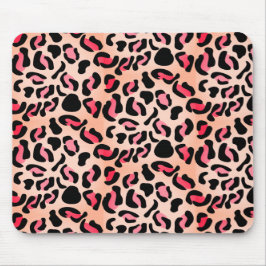 Mousepad Estampa Animal de Padrão de Leopardo Moderno