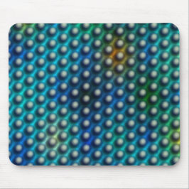 Mousepad Estampa azul com esferas ou bolinhas