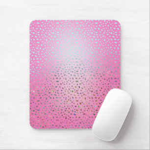 Mousepad Estampa de Guepardo Rosa Brilhante
