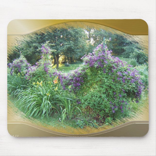Mousepad estampado do ~ do Clematis (Frente)