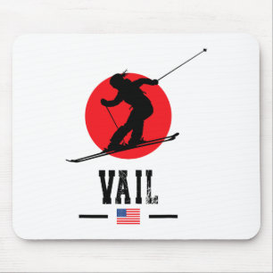 Mousepad Estância de esqui Vail EUA Montanhas Rochosas Esqu