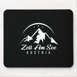 Mousepad Estância de Esqui Zell Am See Áustria Esqui Snowbo