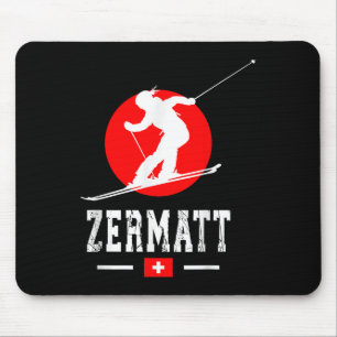 Mousepad Estância de Esqui Zermatt Alpes Montanhas Suíças S