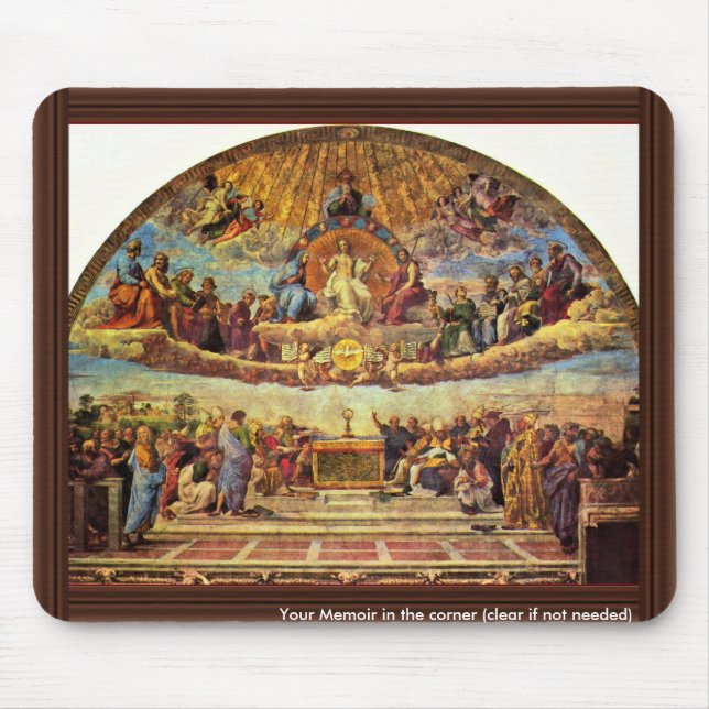 Mousepad Estância Della Signatura no vaticano para o papa (Frente)
