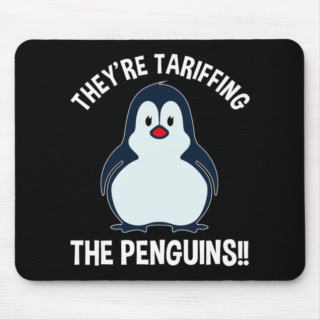 Mousepad Estão a Tarifar os Pinguins! (Frente)