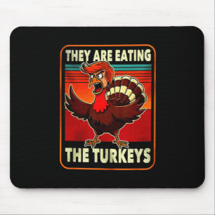 Mousepad Estão Comendo A Turquia Engraçada Donald Trump Tha