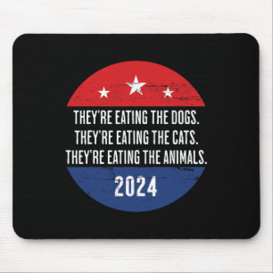 Mousepad Estão comendo os cães que estão comendo a comida