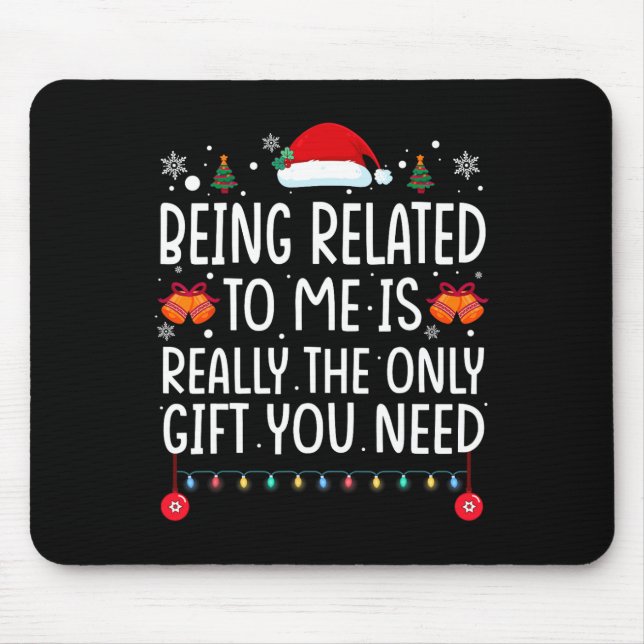 Mousepad Estar Relacionado A Mim Correspondendo Diversão Fa (Frente)