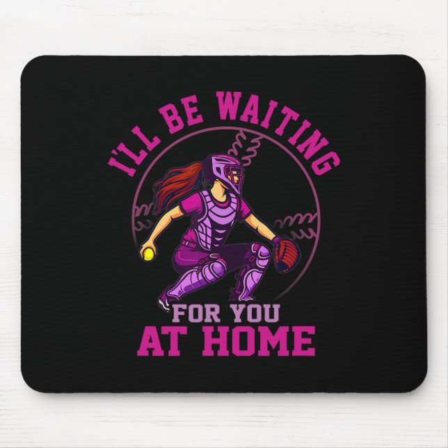 Mousepad Estarei Esperando por Você em Casa Softll Catcher  (Frente)