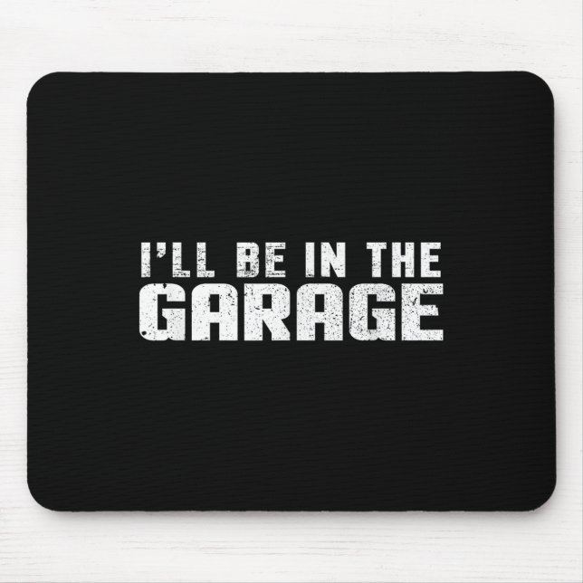 Mousepad Estarei Na Mecânica Do Carro De Garagem. (Frente)