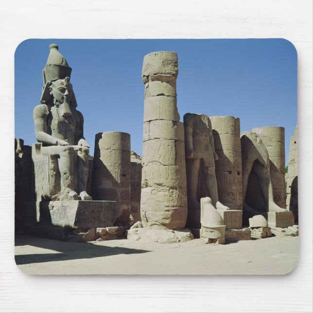 Mousepad Estátua assentada de Ramesses II (Frente)