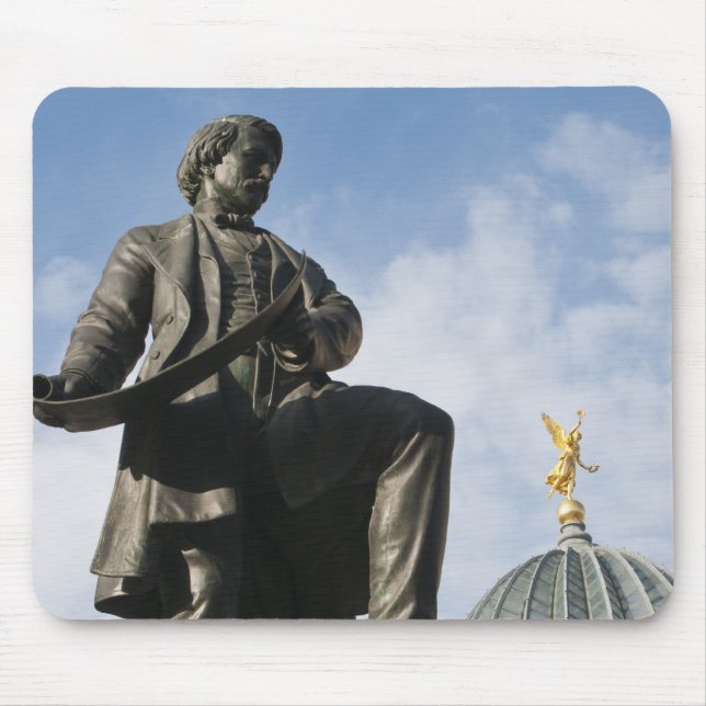 Mousepad Estátua com cúpula de vidro no edifício Kunstverei (Frente)