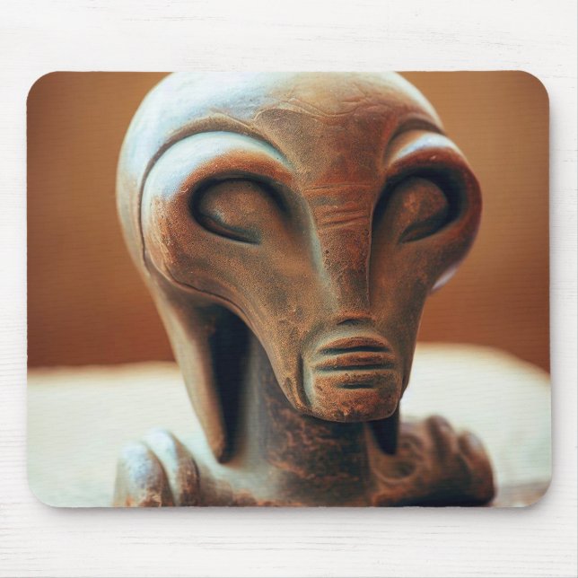 Mousepad Estátua da Alienígena antiga (Frente)