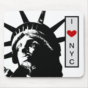 Mousepad Estátua da Liberdade Amor Nova Iorque Pop