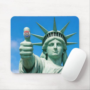 Mousepad Estátua da Liberdade com Adesivo de Votação Anteci