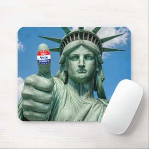 Mousepad Estátua da Liberdade com Adesivo Eleitoral
