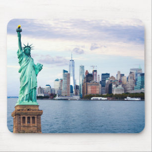 Mousepad Estátua da Liberdade com o World Trade Center
