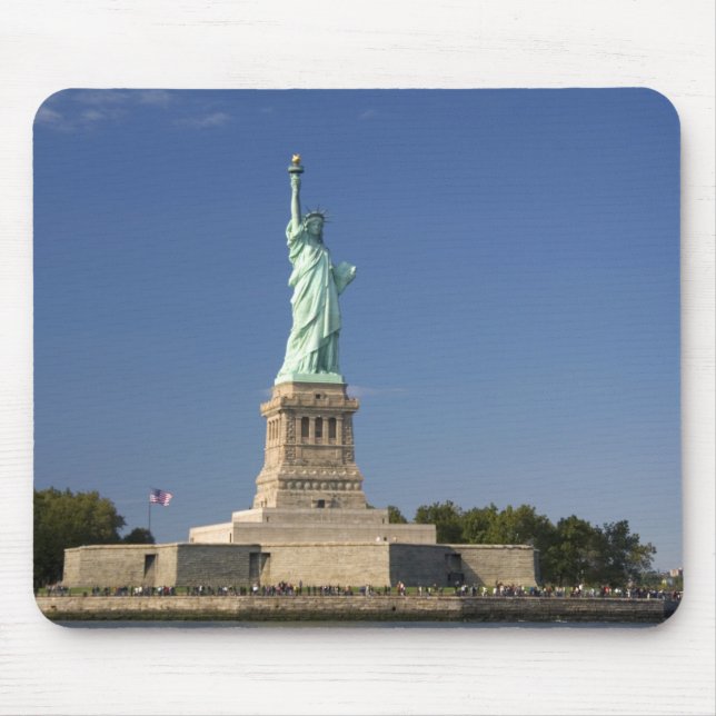 Mousepad Estátua da Liberdade na Ilha da Liberdade em Nova  (Frente)