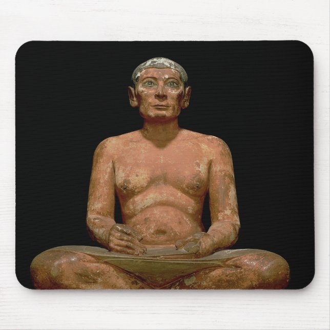 Mousepad Estátua de agachamento do escrevente (Frente)