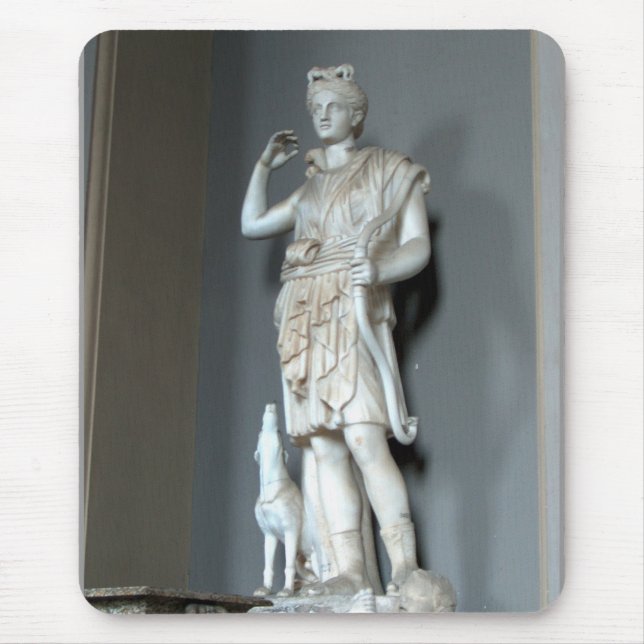 Mousepad Estátua de Diana (Artemis) no Vaticano em Roma (Frente)