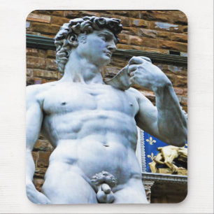 Mousepad Estátua de Florença de David com citações do a