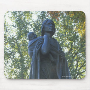 Mousepad 'Estátua de Sacagawea e seu filho, guia no