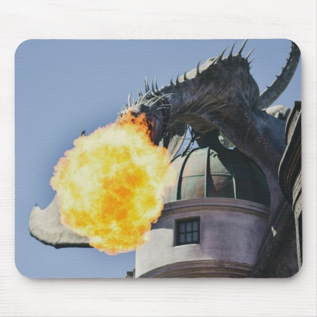 Mousepad Estátua do Dragão Respiratório (Frente)