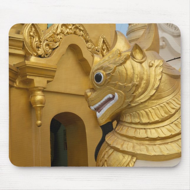 Mousepad Estátua do Leão Dourado no Templo (Frente)