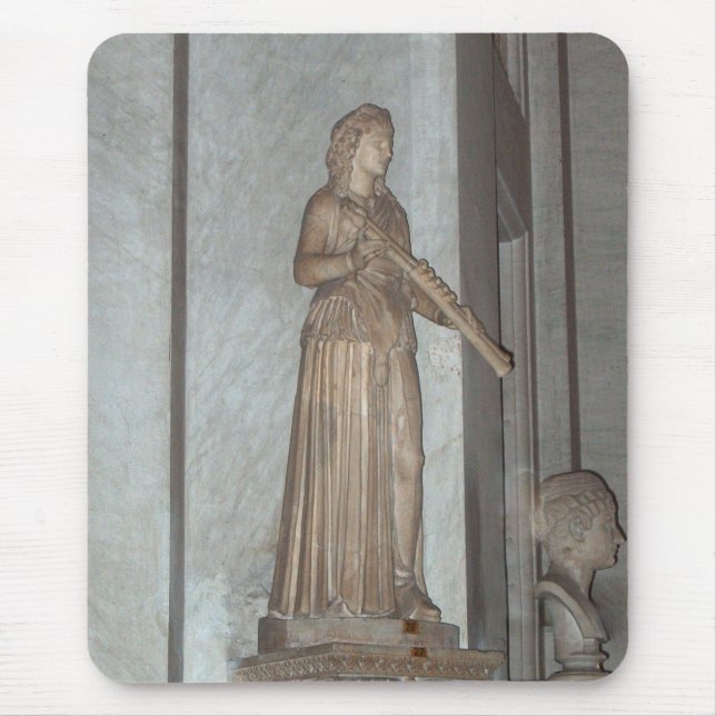 Mousepad Estátua do Museu do Vaticano em Roma, Itália (Frente)