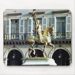 Mousepad Estátua equestre de Joana do arco