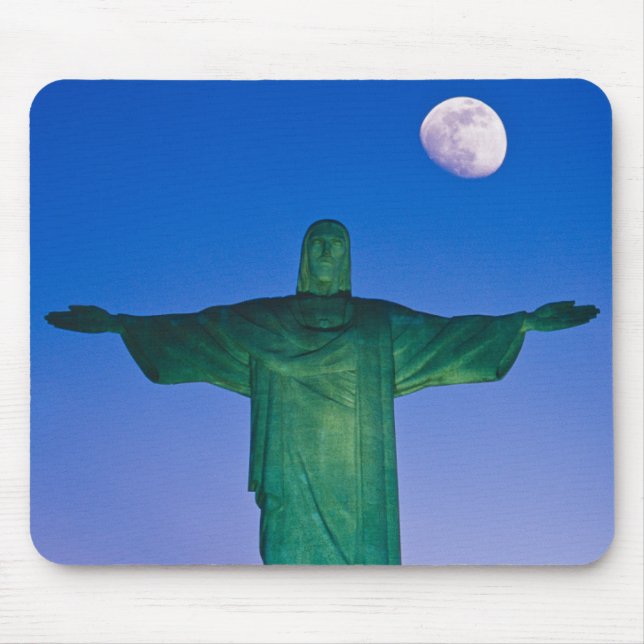 Mousepad Estátua Redentora do Cristo| Rio de Janeiro Brasil (Frente)