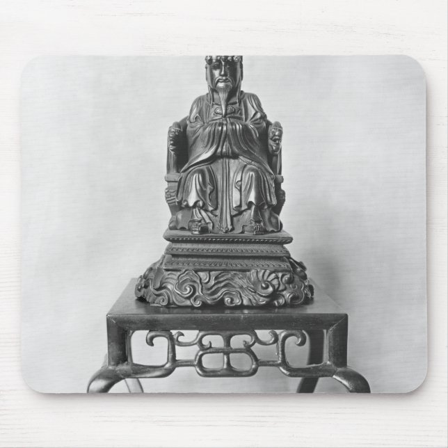 Mousepad Estatueta de Confucius como um mandarino, Qing (Frente)