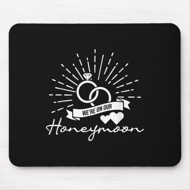 Mousepad Estavam Em Nossa Lua De Honestidade - Noiva Do Cas (Frente)